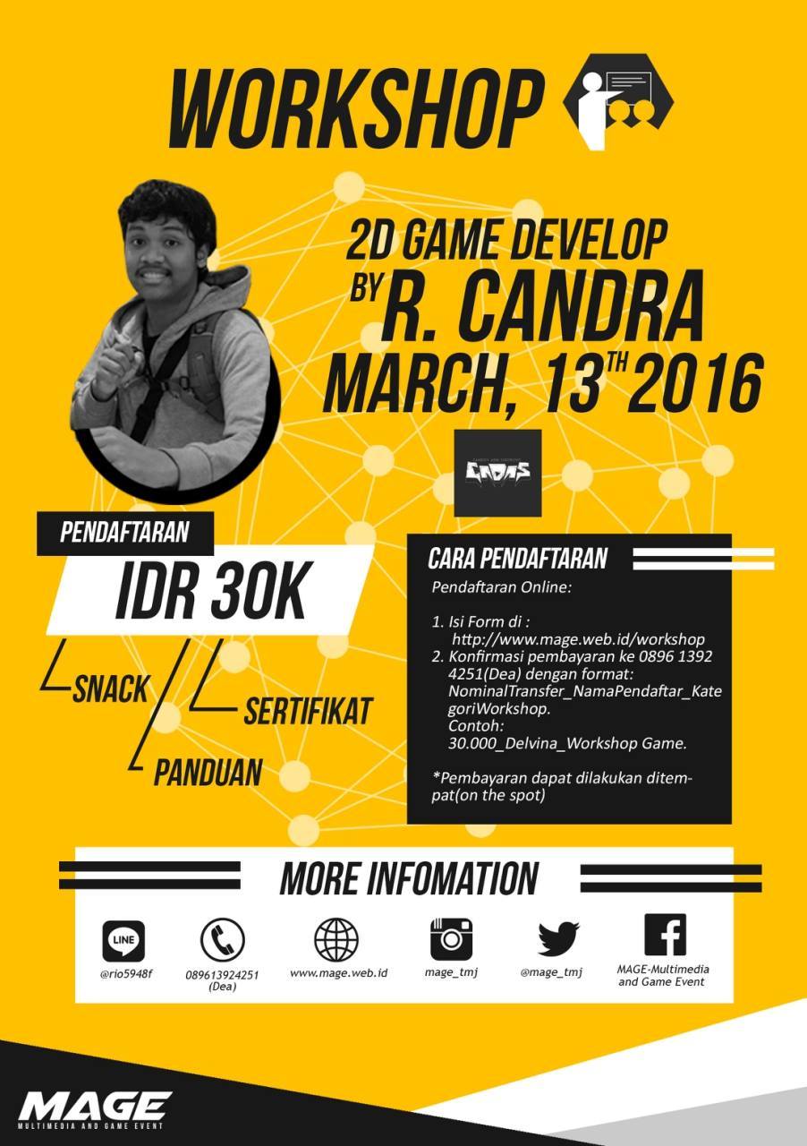 Workshop Game MAGE Dicoding Indonesia