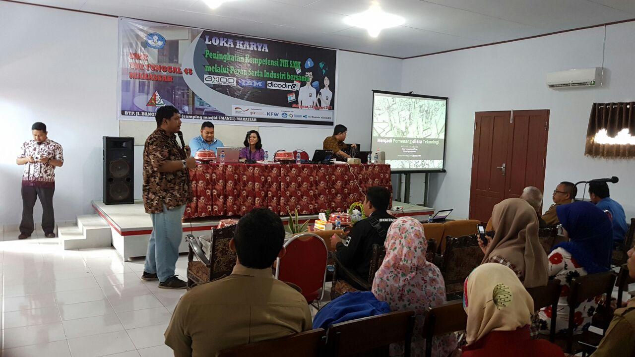 SMK Tangkas Teknologi : Lokakarya Makassar  Dicoding 